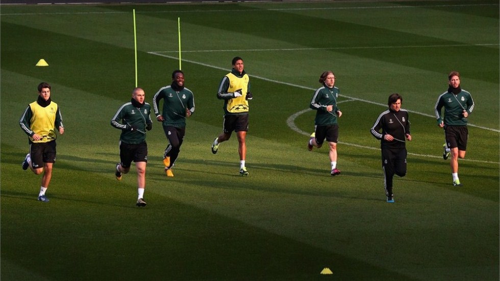 Entrenamiento Real Madrid
